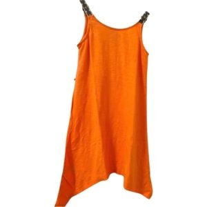 Old Navy girls orange dress. Size:S w/ belt loop.